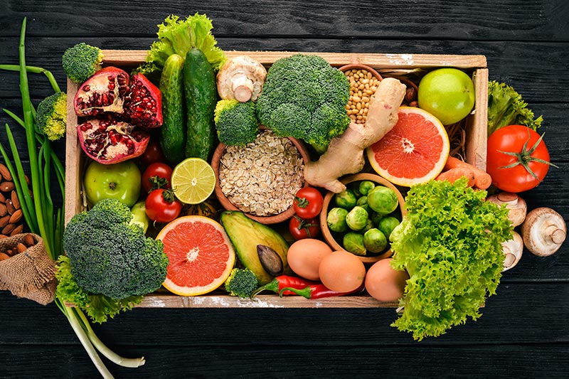 Kunterbunt und total gesund: Tauchen Sie ein in unsere Obst und Gemüse-Welt.