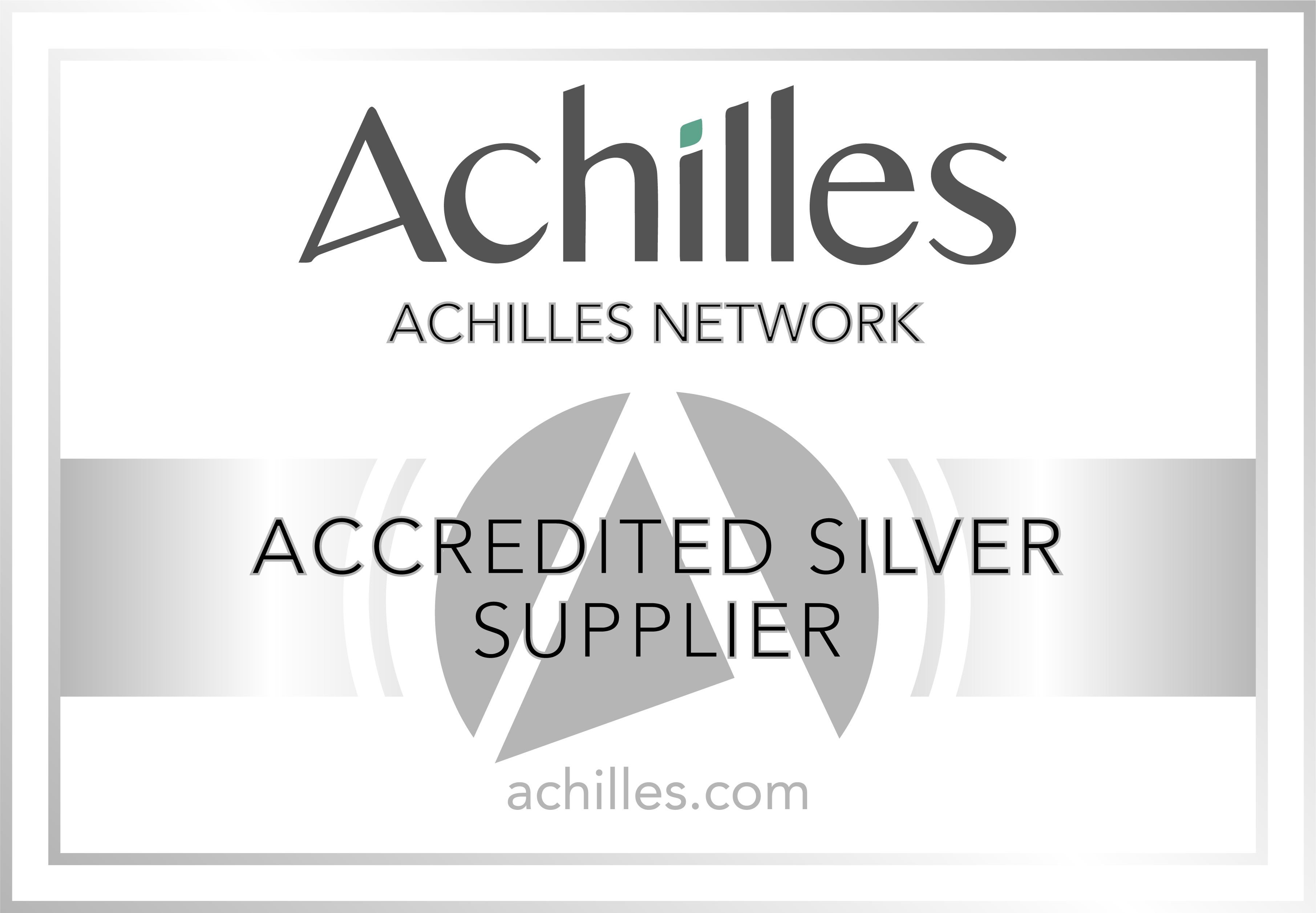 Achilles Network Stamp Silver